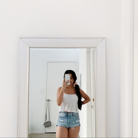 La Hearts Tops - white tank top